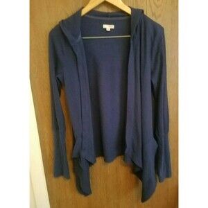 Bongo Henley Hooded Sweater Size Large